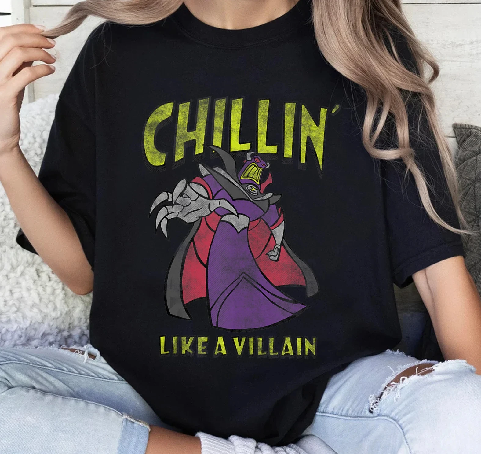

Disney Toy Story Zurg Chillin Villains T-Shirt, Disneyland Family Matching Shirt, Magic Kingdom T-Shirt, WDW Epcot Theme Park