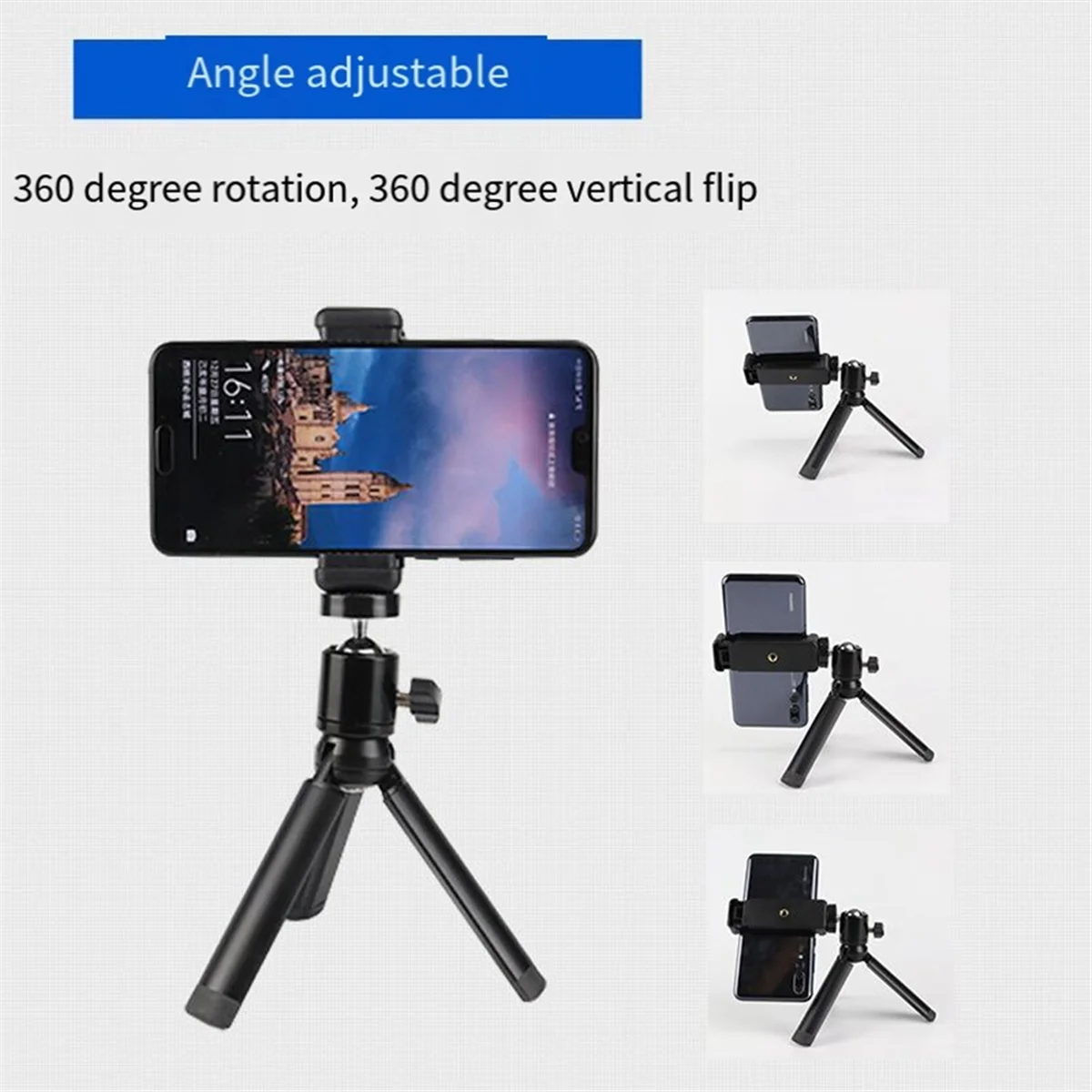 M86K  for / Ant DSLR Camera Tripod Bracket Cell Phone Selfie Table Live Aluminum Alloy Tripod,B #3