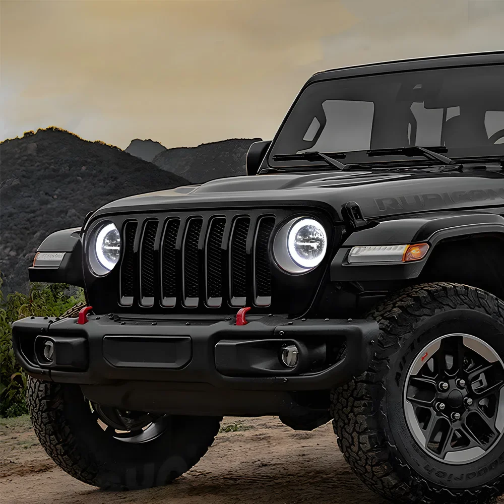 

Для Jeep Wrangler 2018-2024 Обновление автоматической фары в сборе всех новых стилей Высококачественные светодиодные автомобильные инструменты Plug and Play Аксессуары
