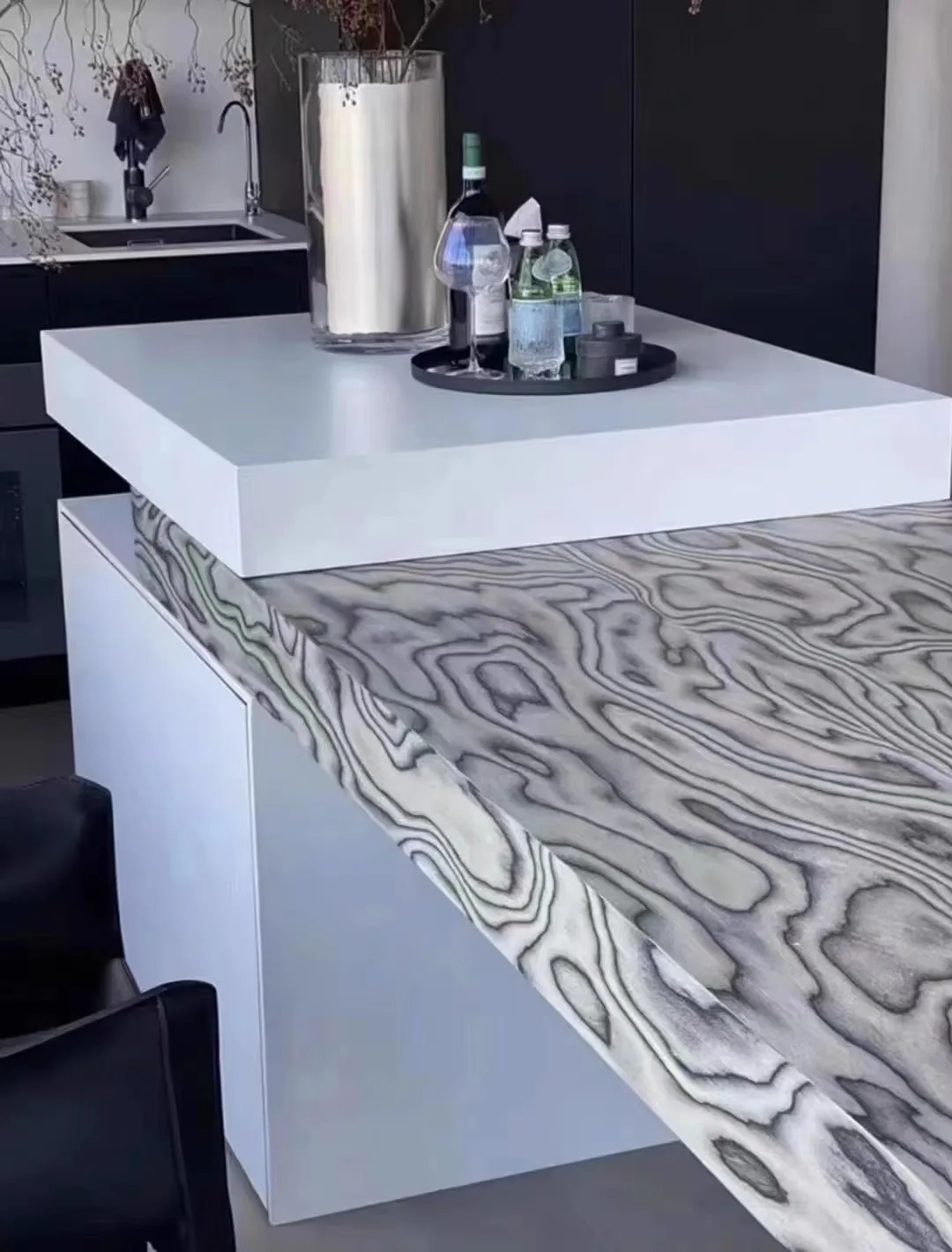 58x250cm T0.25mm Thickness Engineering Wood Veneer for Home Wall Decor And Furniture Hand-applied Wood Surface Decoration