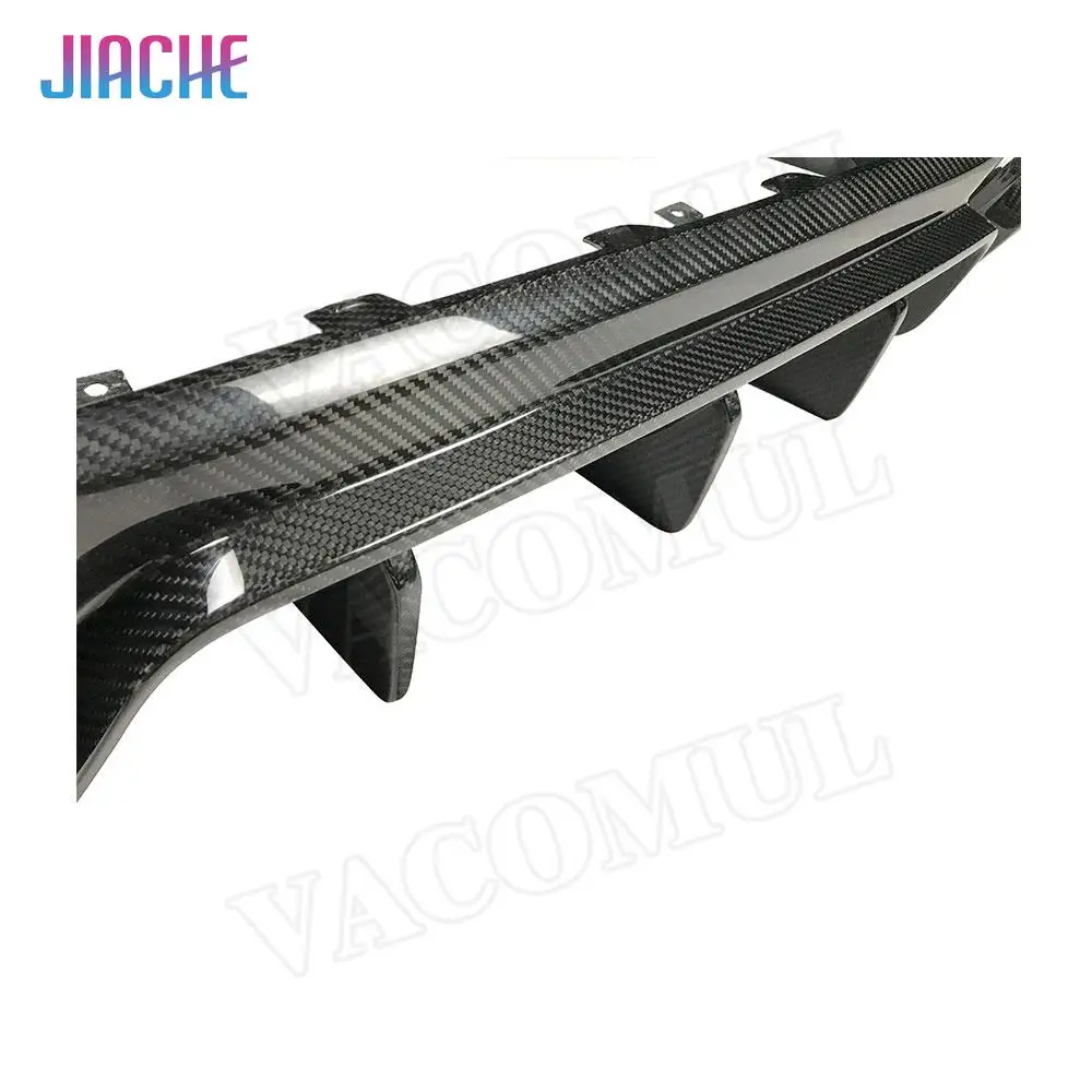 ألياف الكربون الجافة شفة خلفية الناشر سبويلر لمرسيدس بنز AMG GT43 GT50 GT53 2019-2023 FRP B نمط واقي مصد السيارة #6