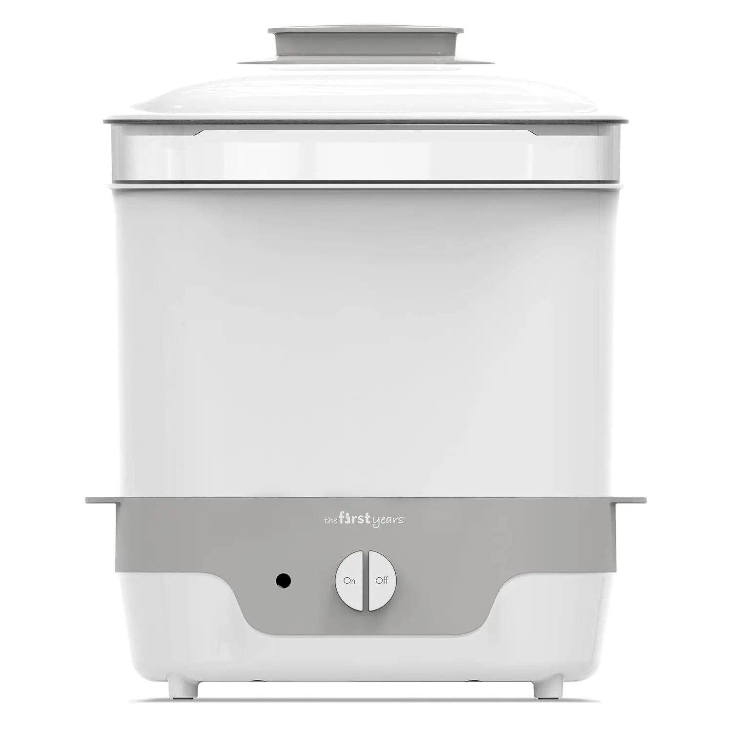 

Modular Baby Bottle Sterilizer - Steam Sanitizer for Bottles, Pacifiers, and Breast Pump Parts - Saves Counter Space