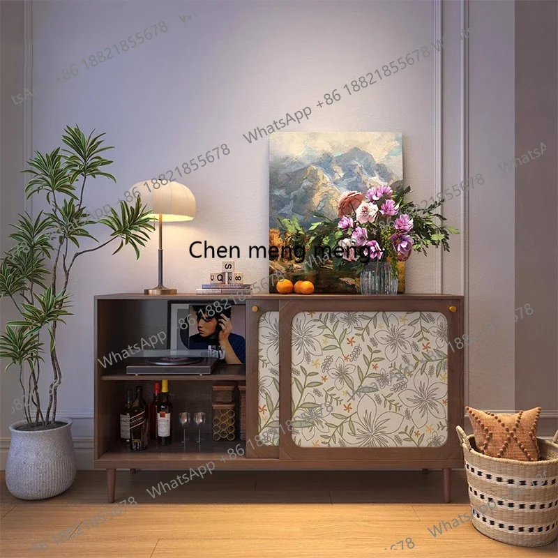 AB03  American Trendy Living Room Cabinets Glamour French Beauty Storage Living Room Cabinets Glam Small Szafka Vintage Home Fur