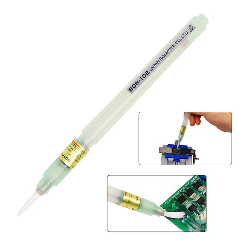 Image of 1 Stück 102 No-Clean Flussmittelstift Rosin-Lötpasten-Pinselwerkzeug für BGA-Löten & Reparatur
