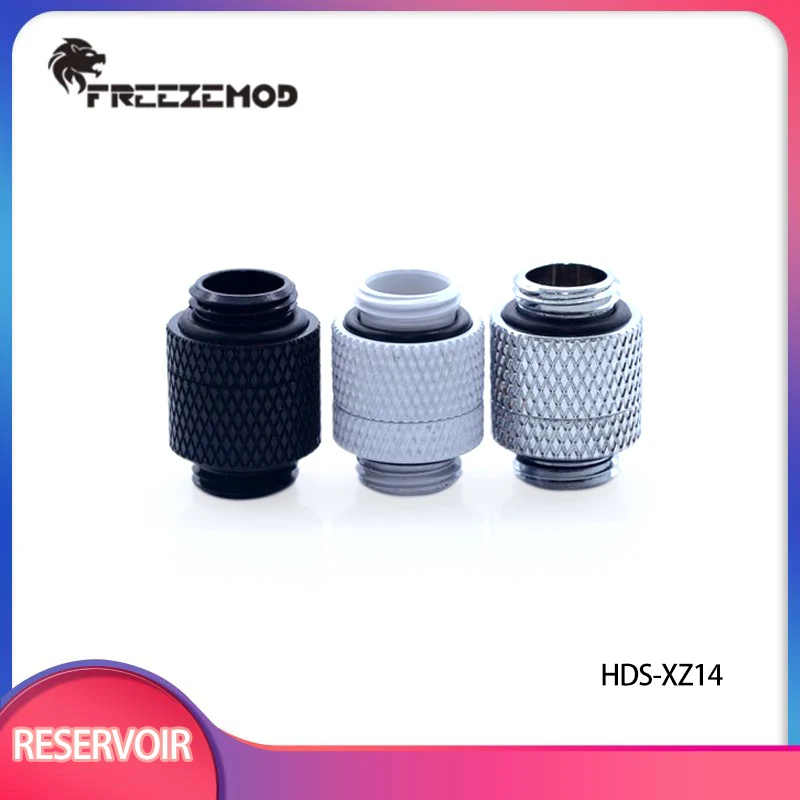 

FREEZEMOD 360-градусный двойной внешний резьбовой соединитель, двойной переходник, латунный компьютерный охладитель, фитинг G1/4/HDS-XZ14