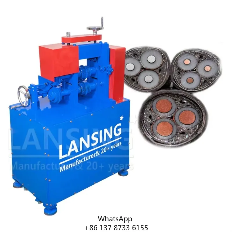 Scrap Stripper Large Diameter Cutting Stripping Machine Thick Cable Peeling Equipment For Sell High Voltage Cutting Tool