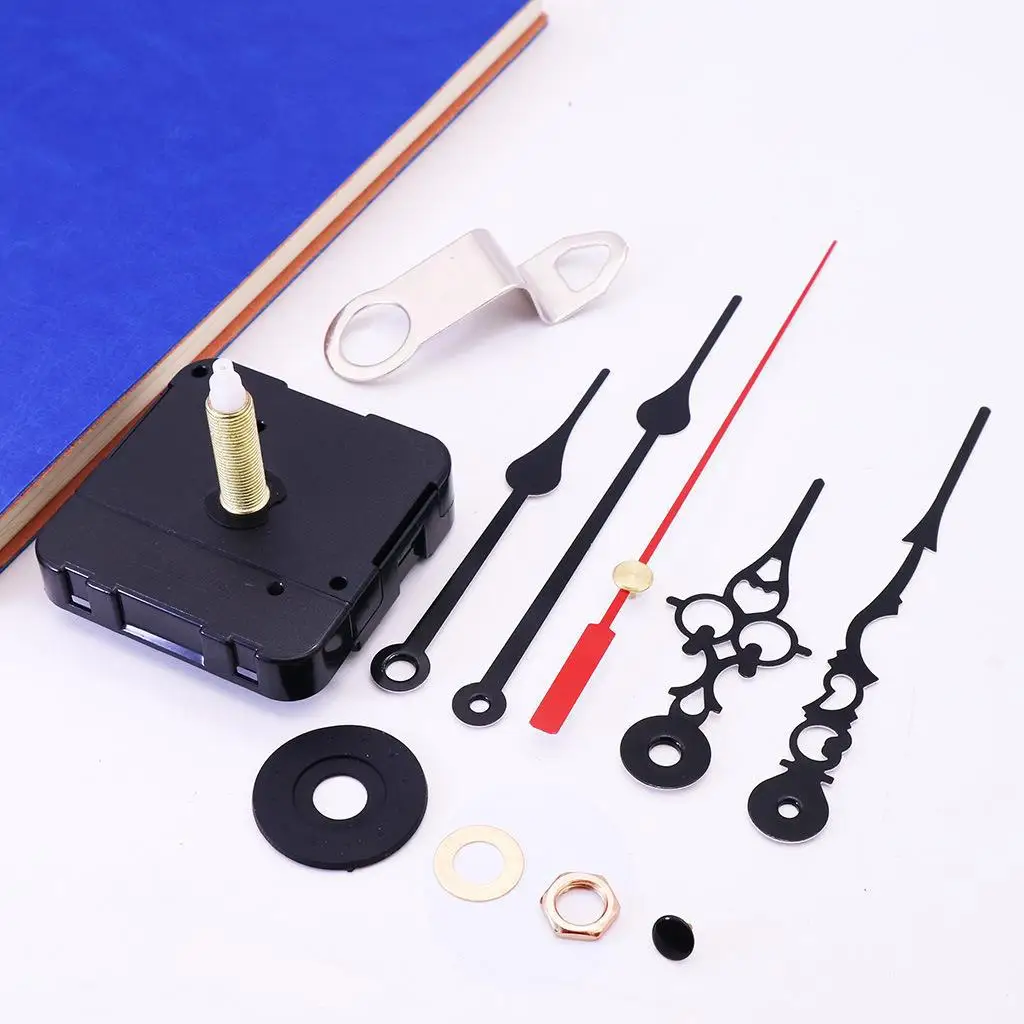 DIY Wall Clock Movement Mechanism Non-Ticking Repair Parts Replacement Kit , Clock Movement
