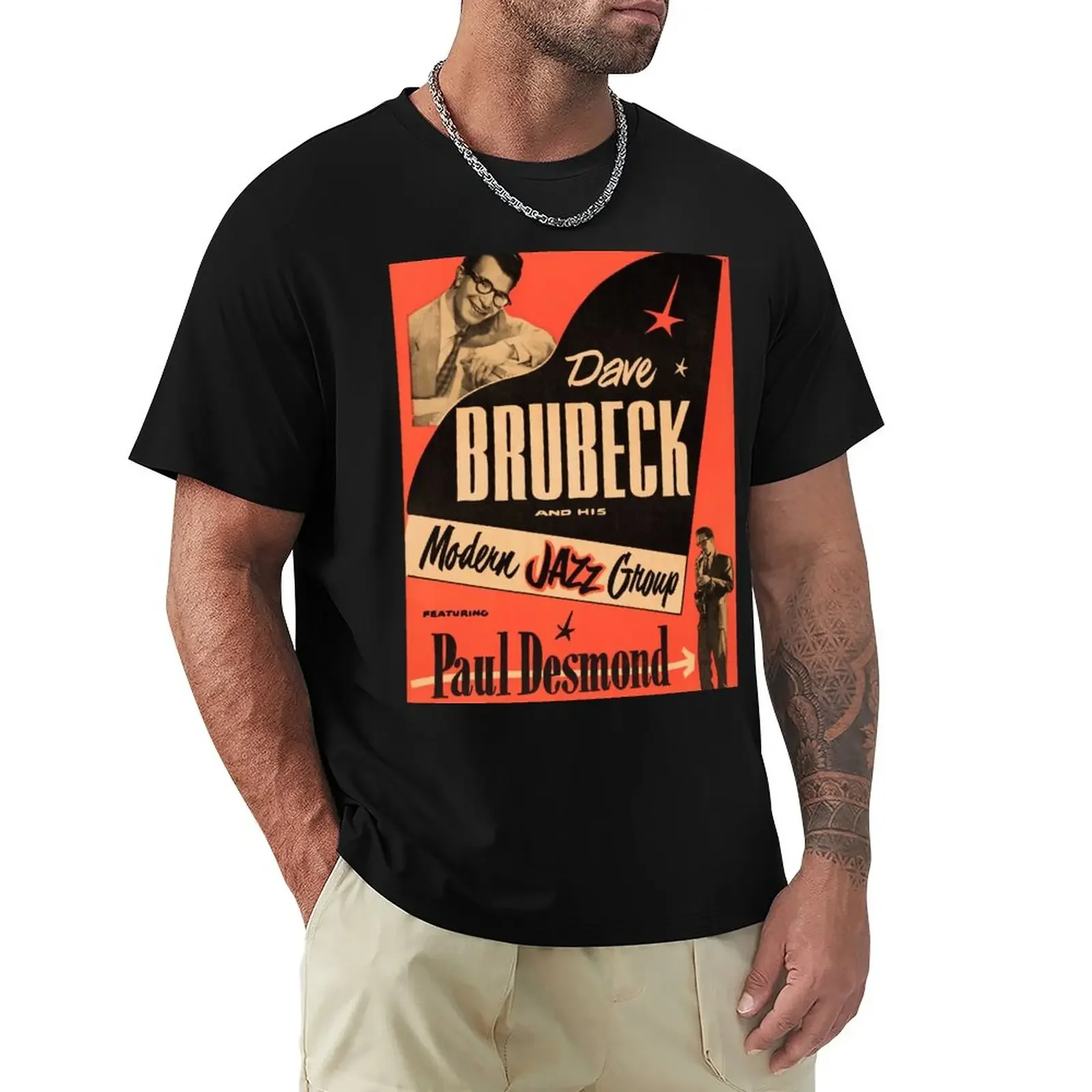 Dave Brubeck T-Shirt plus sizes for a boy plain black t shirts men