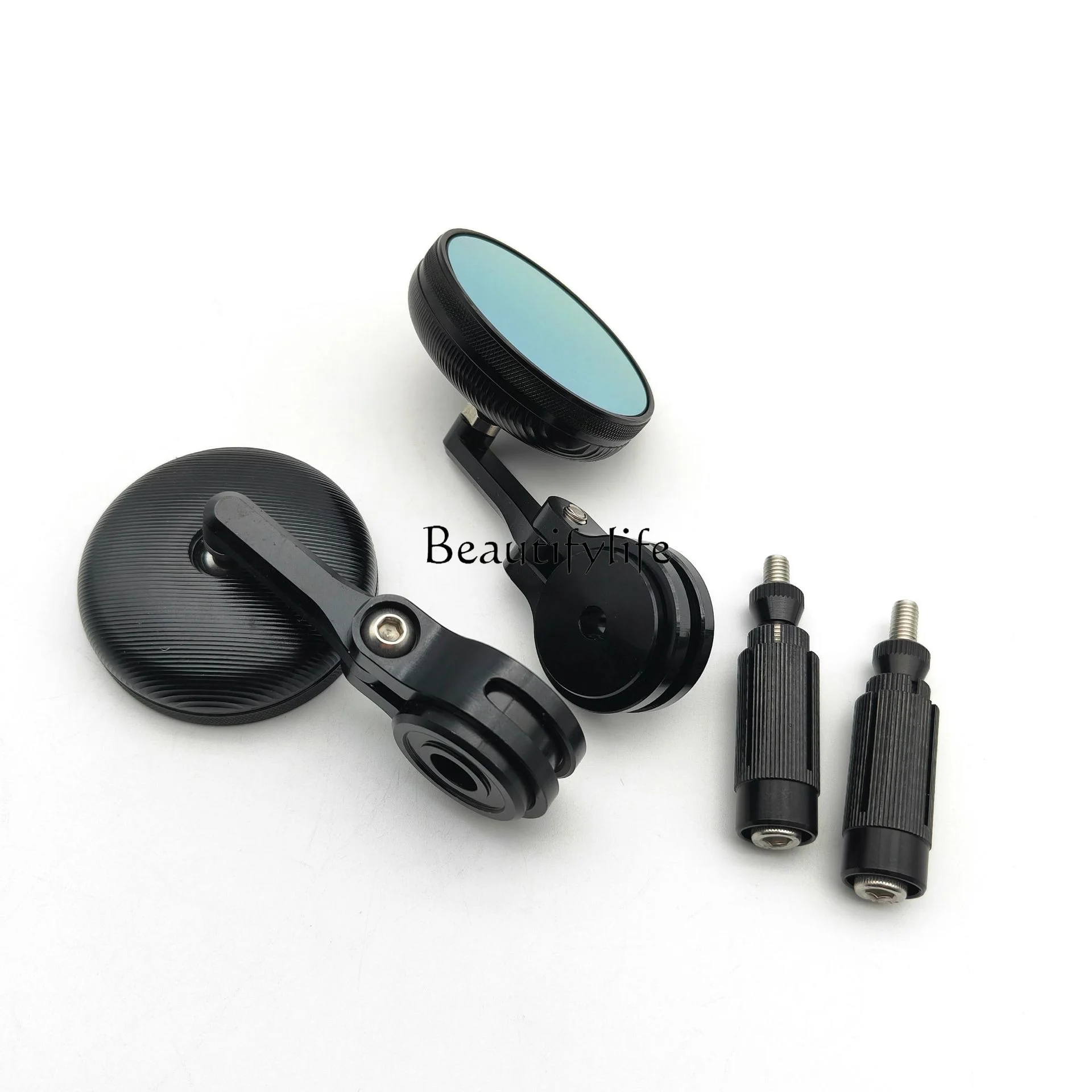 Motorcycle Rearview Universal Handlebar Mirror Retro Handlebar Mirror