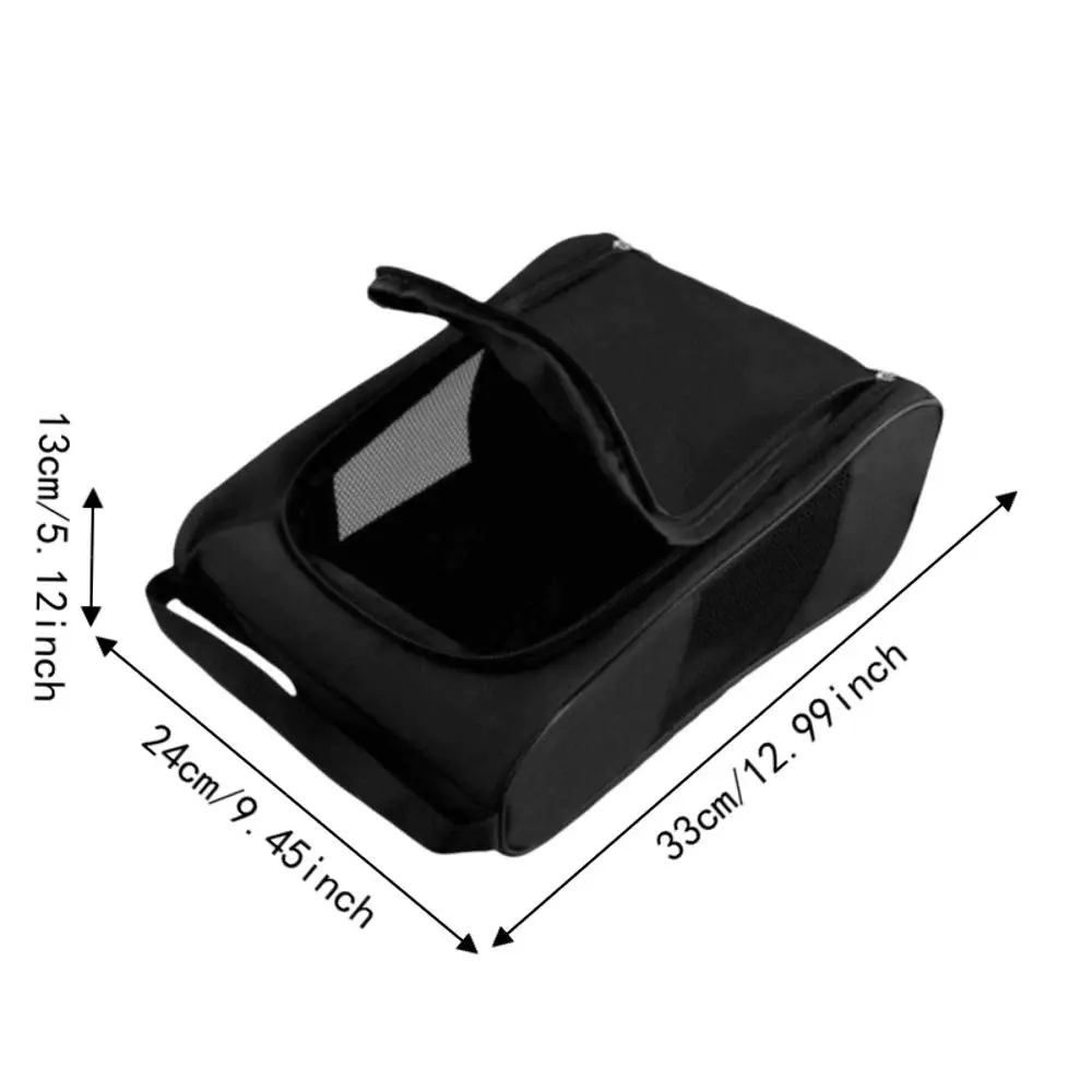 Ample Space Golf Shoe Bag Breathable Material Sports Shoe Storage Portable Shoe Bag Lightweight Design Easy To Clean
