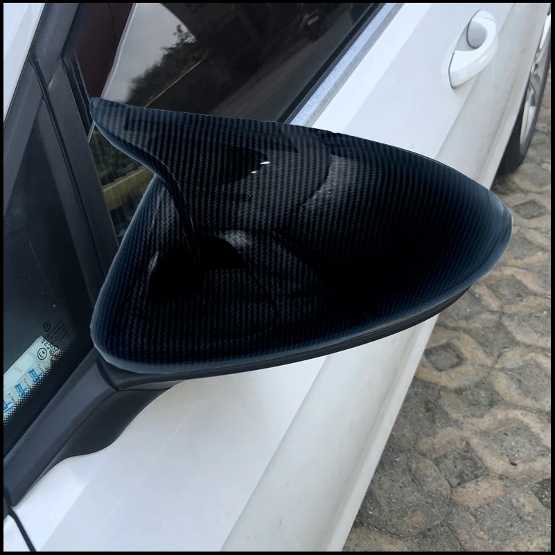 

Carbon fiber Shape Side Wing Mirror Cover for VW Golf 7 MK7 GTD R GTI GTE VII Cap E-golf Sportsvan 2013 2018 2019 2020 replace