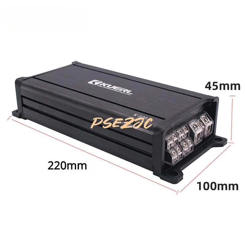 Car Audio Modification 4 * 100W High-power Amplifier, Four Channel   Improving Sound Quality Speaker