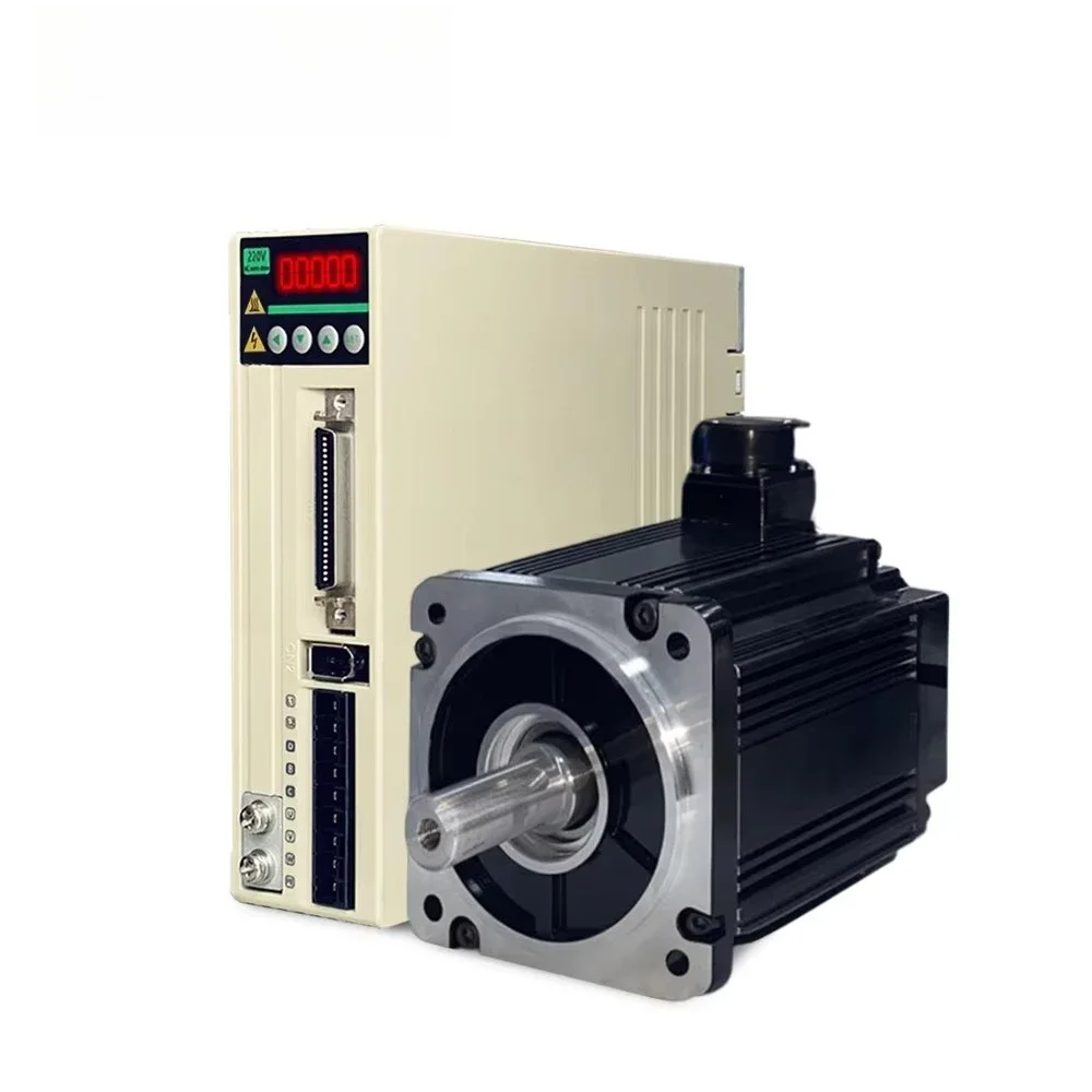 

High Power&Speed Servo Motor AC 220V 2.0KW 3000RPM Servo Motor And Driver 17bit Magnetic Electricity Single Phase