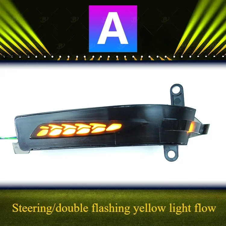 For Geely Emgrand X7 Sport PROTON X70 Rearview mirror yellow light water turn lantern loong scale modification