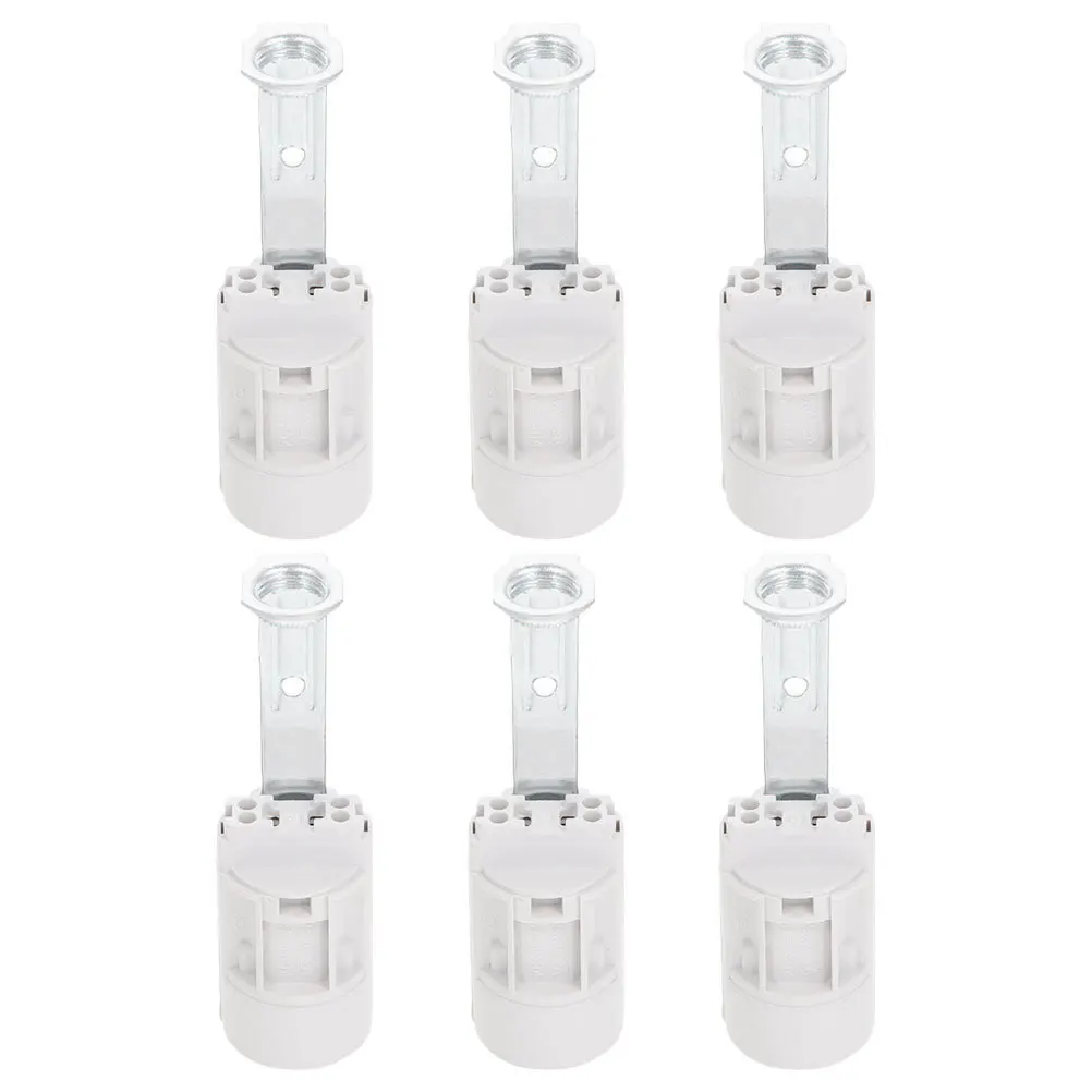 

6pcs E14 Socket Holder Bulb Base For Ceiling Pendant Lamp Repair Lighting Fixture Parts Lamp Holder Support