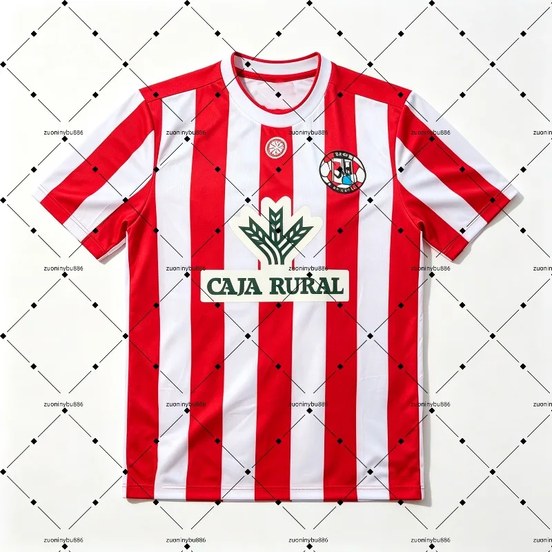 26-27 Season Zamora CF Home and Away Football T-Shirt Jersey with 3D Digital Print, Breathable Sports Casual Top