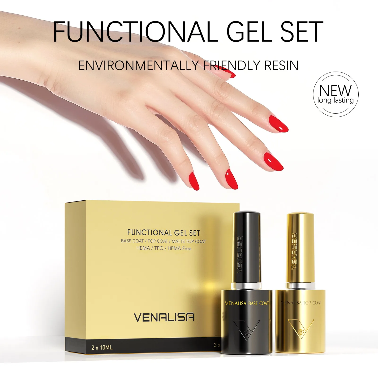 VENALISA 10ml Nagelgel-Lack HEMA-FREI TPO-FREI Herbst-Winter-Kollektion 18 Farben Langanhaltender Soak-Off UV-LED-Gel-Lack – Detail 13