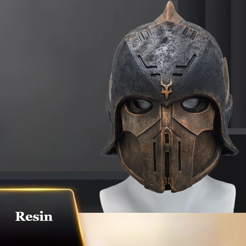 

Cosplay SW The Saxons Helmet Mask for Man Resin Material High Quality Halloween Mask Masquerade Carnival Party Props for Adult