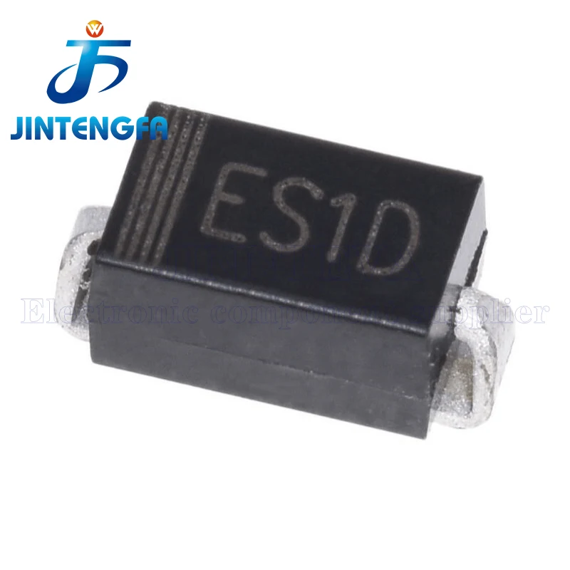 100PCS ES1D ES1G ES1J ES1M ES2D ES2G ES2J ES2M SMA DO-214AC 1A 200V 400V 600V 1000V SMD Diodes Superfast Recovery Rectifier