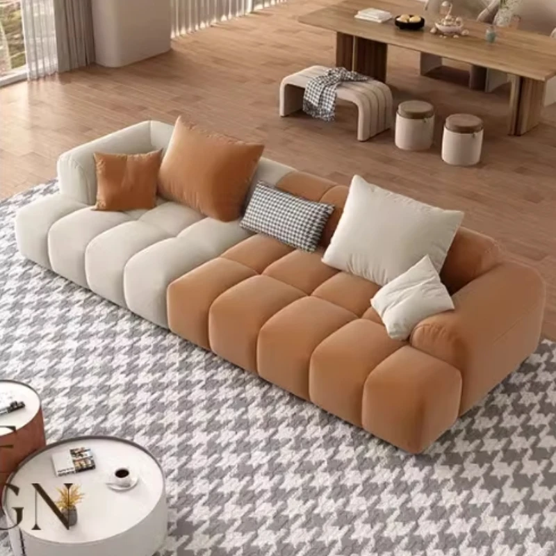 

Tech Cloth Unique Living Room Sofas Bedroom Relaxing Modern Lazy Sofas Chaise Floor Lounge Divani Da Soggiorno Home Furniture