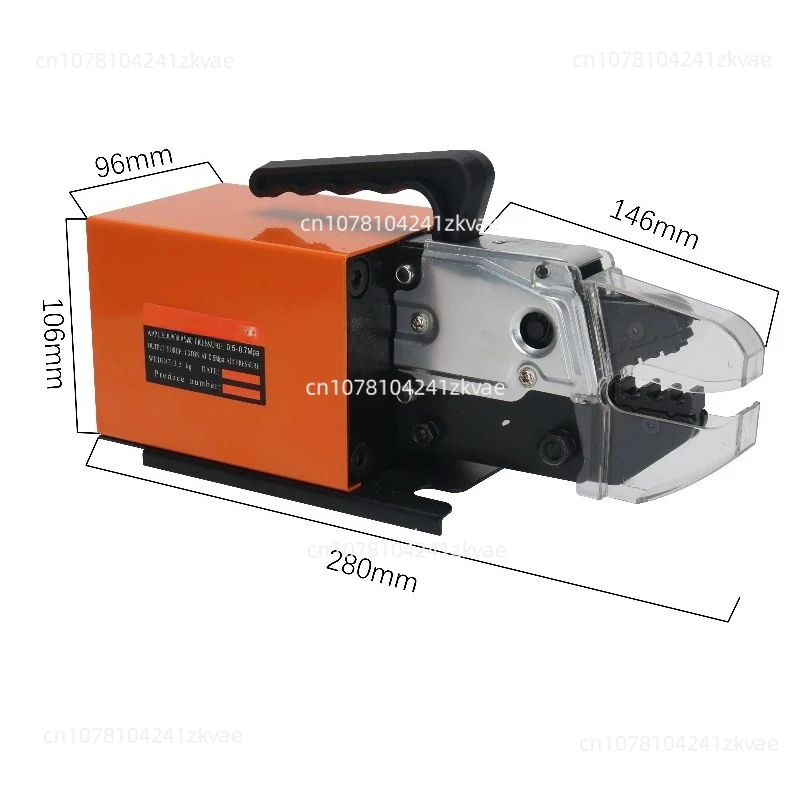 Pneumatic Wire Crimping Pliers AM-10 Pneumatic Terminal Crimping Machine 0.25-10mm² Cold-Press Terminal Crimping Machine