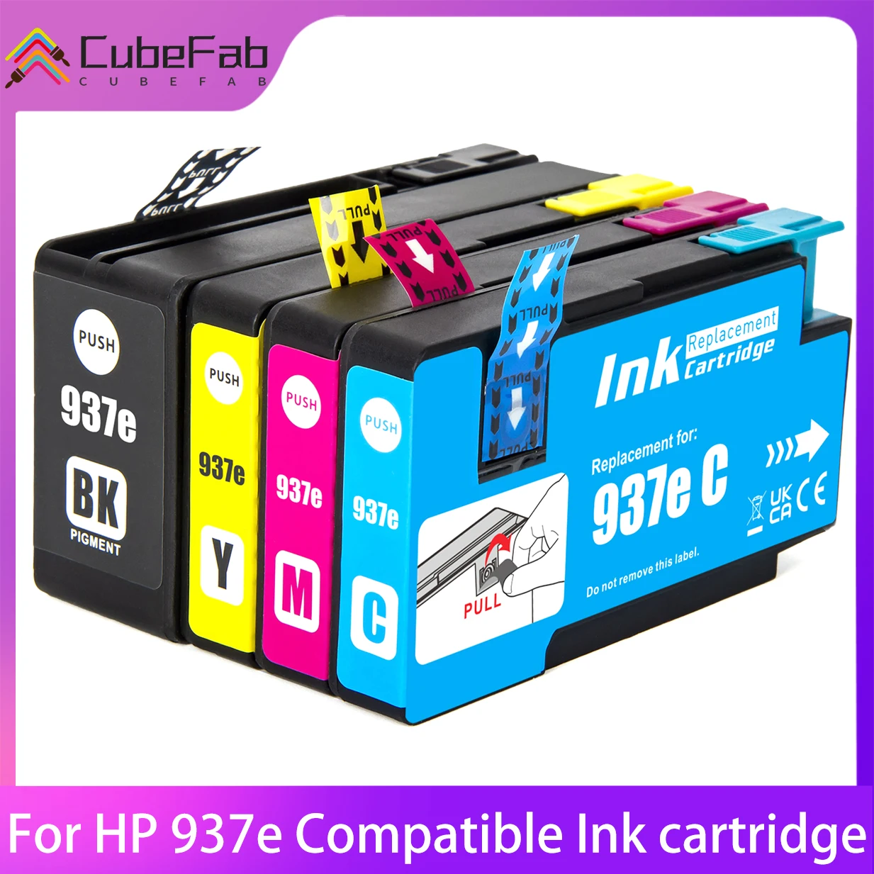 

Для HP 937 937e 937XL картридж 937 937e картридж с чернилами, совместимый для принтера HP Officejet Pro 9110b 9120 9130 9720 9730