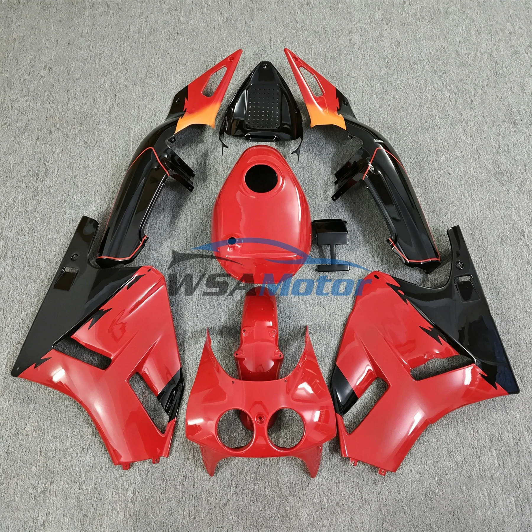 Customized Motorcycle Fit For HONDA VFR400 NC30 1988 -1992 Fairing Set Kit Panel Bodywork VF 400R NC 30 1989 1990 1991