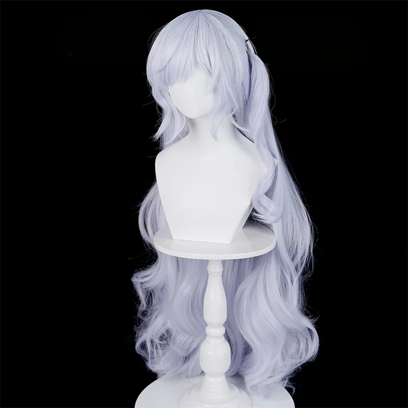 Game Magical Girl Witch Trial‌ Natsume Anan Cosplay Wig White Long Hair Heat Resistant Synthetic Wigs Halloween Carnival Prop