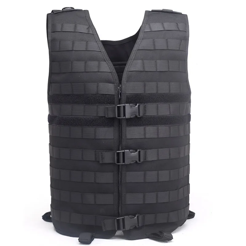 Ajustável Tático Militar Molle Vest, Exército Swat Utility Airsoft Vest, Colete de esportes ao ar livre, CS Fishing Hunting Security Gear