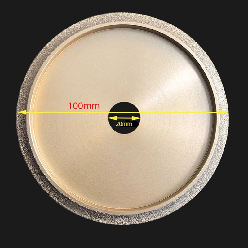 100/170 مللي متر صنع من النحاس الماس طحن عجلة نصف دائري حافة الفرنسية تكون الجافة طحن للرخام حجر السيراميك الزجاج ملموسة بوليس