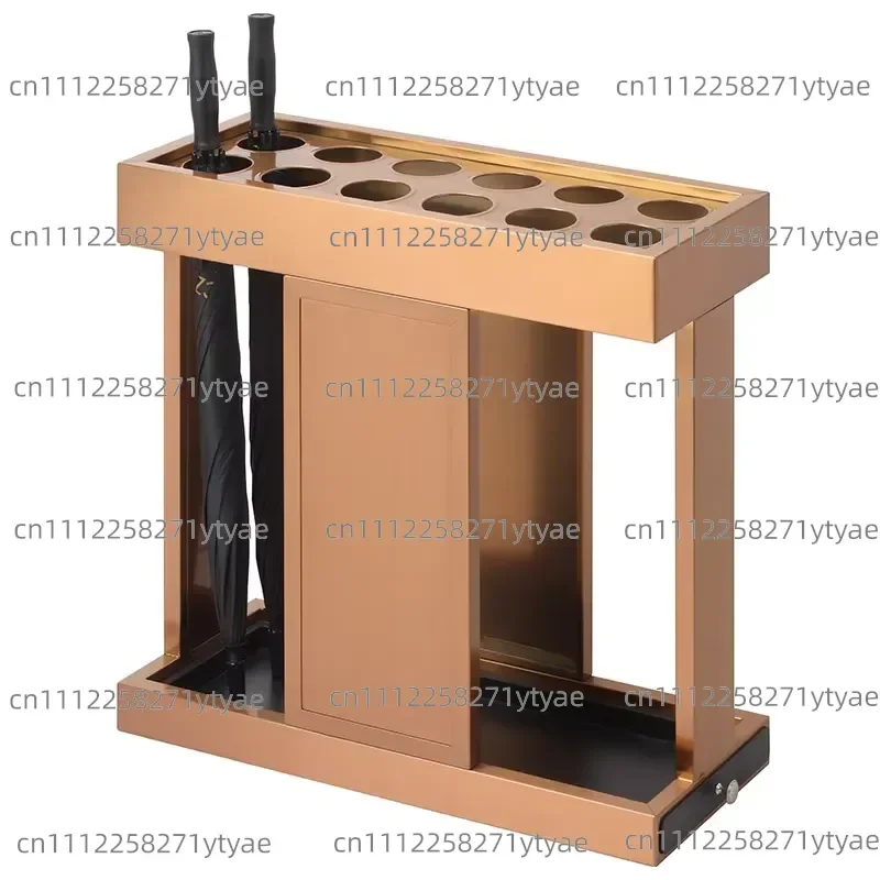 Modern stainless steel umbrella storage rack Hotel commercial long and short umbrellas Bank umbrella machine sales