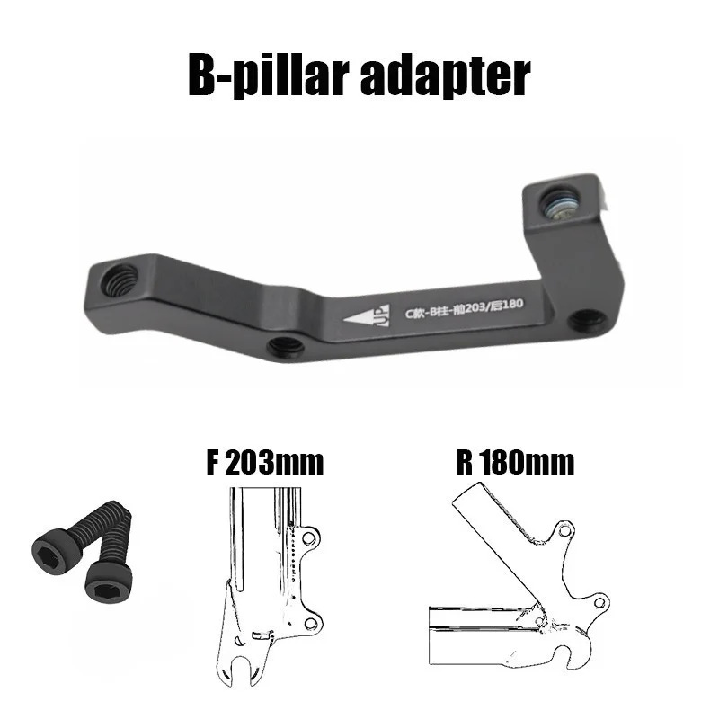 EVOSID MTB Fahrrad Bremsscheibe Mount Adapter 140 160 180 203 MM Ultraleichte Halterung IS PM A B auf PM A Fahrrad Scheibenbremse Adapter – Detail 6