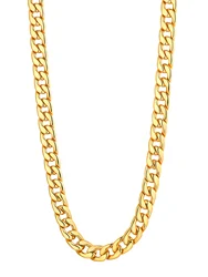 U7 Chunky Flat Cuban 7mm Wide Link Chain Necklace 18-30 inches Hip Hop Jewelry