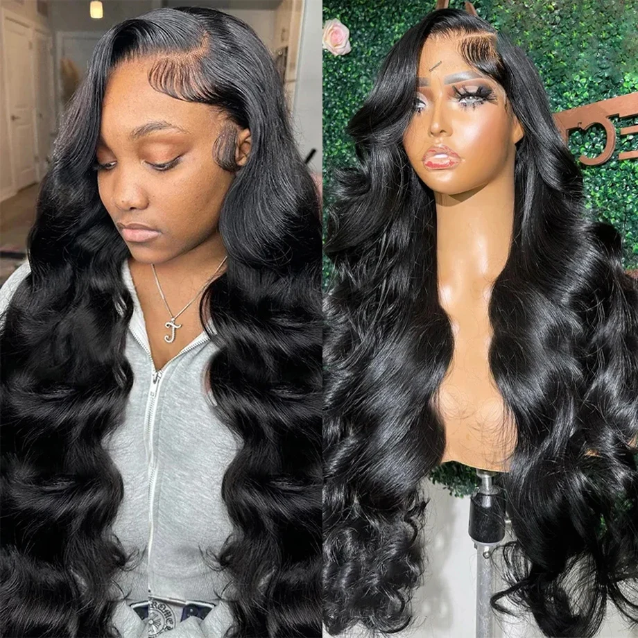 

Body Wave Lace Frontal Wig 30 Inch Transparent 13x4 Lace Front Human Hair Wigs For Women Remy Brazilian Raw Wavy Pre Plucked