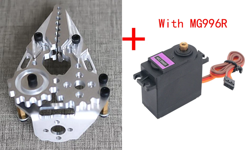 Металлический захват-манипулятор, зажим-коготь, роботизированная рука для Arduino, набор «сделай сам» с механическим захватом MG996R, металлический кронштейн-коготь 20B