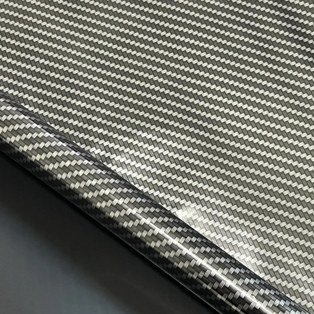 

L20M Silver Carbon Fiber Water Transfer Printing Film Width 50CM Hydrographic film