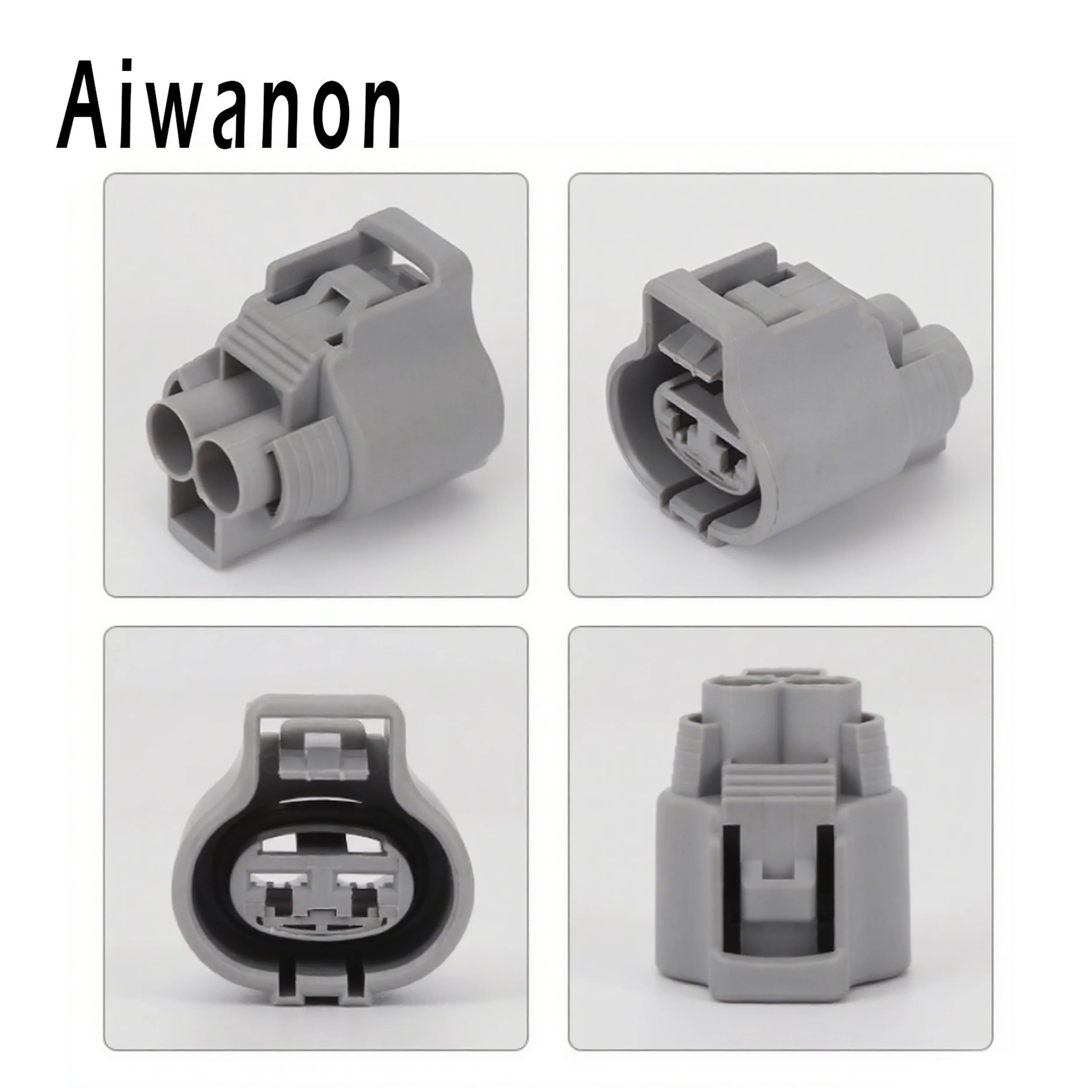 1 Set 2 Pin 4.8mm Car Fan Electrical Connector Waterproof Female Male Plug Series Socket 176146-6 176143-6 for Toyota Buick RAV4 - Image 4
