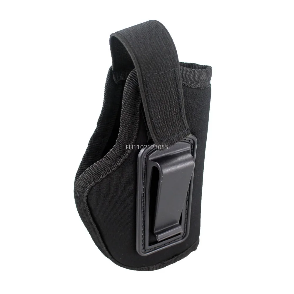 600D Nylon Tactical Gun Holster Concealed Carry Holster Wear Belt Holster Airsoft Gun Bag Compact Subcompact Tactical Equipment