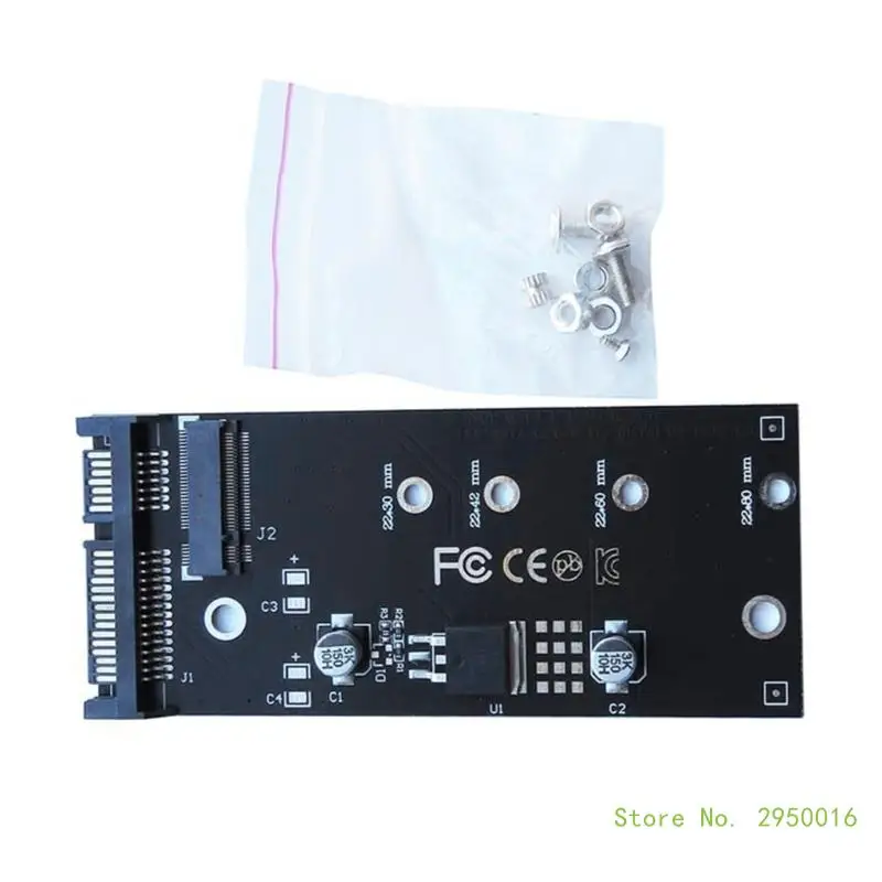 SATA 3.0 22Pin SATA to M.2 SSD Adapter M2 Expansion Card for B key/(B+M) key SATA Signal M.2 NGFF SSD 2242/2260/2280