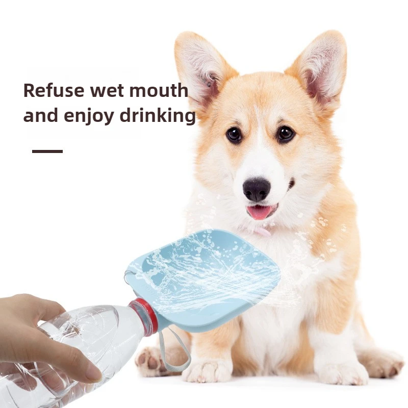 زجاجة مياه للسفر للكلاب، زجاجة مياه محمولة للكلاب الأليفة، وحدة تغذية مياه الشرب للكلاب والقطط، زجاجة مستلزمات الحيوانات الأليفة في الهواء الطلق