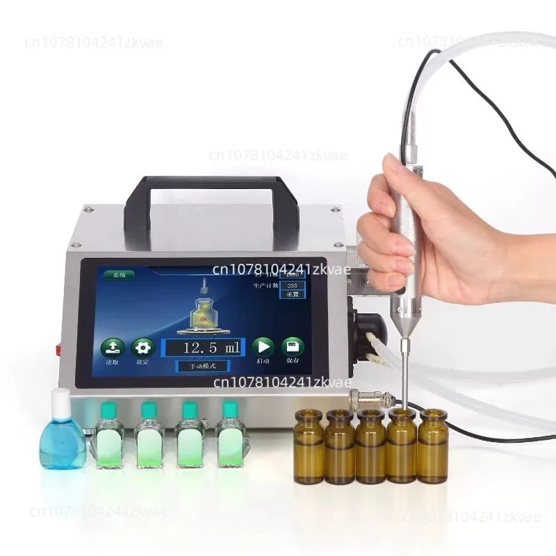 Automatic Quantitative Filling Machine Peristaltic Pump Dispenser For Essential Oil Perfume Small Bottle Liquid