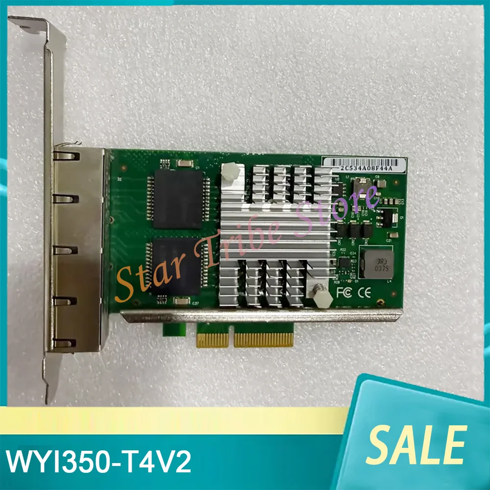 WYI350-T4V2 PCI-E X4 Server 4 Port Gigabit Network Card