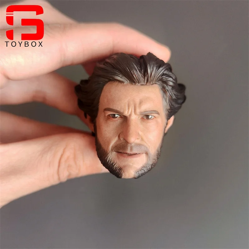 In Stock 1/6 Scale Young Logan Hugh Jackman Head Sculpt Without Cigar Fit 12'' Worldbox Action Figure Body