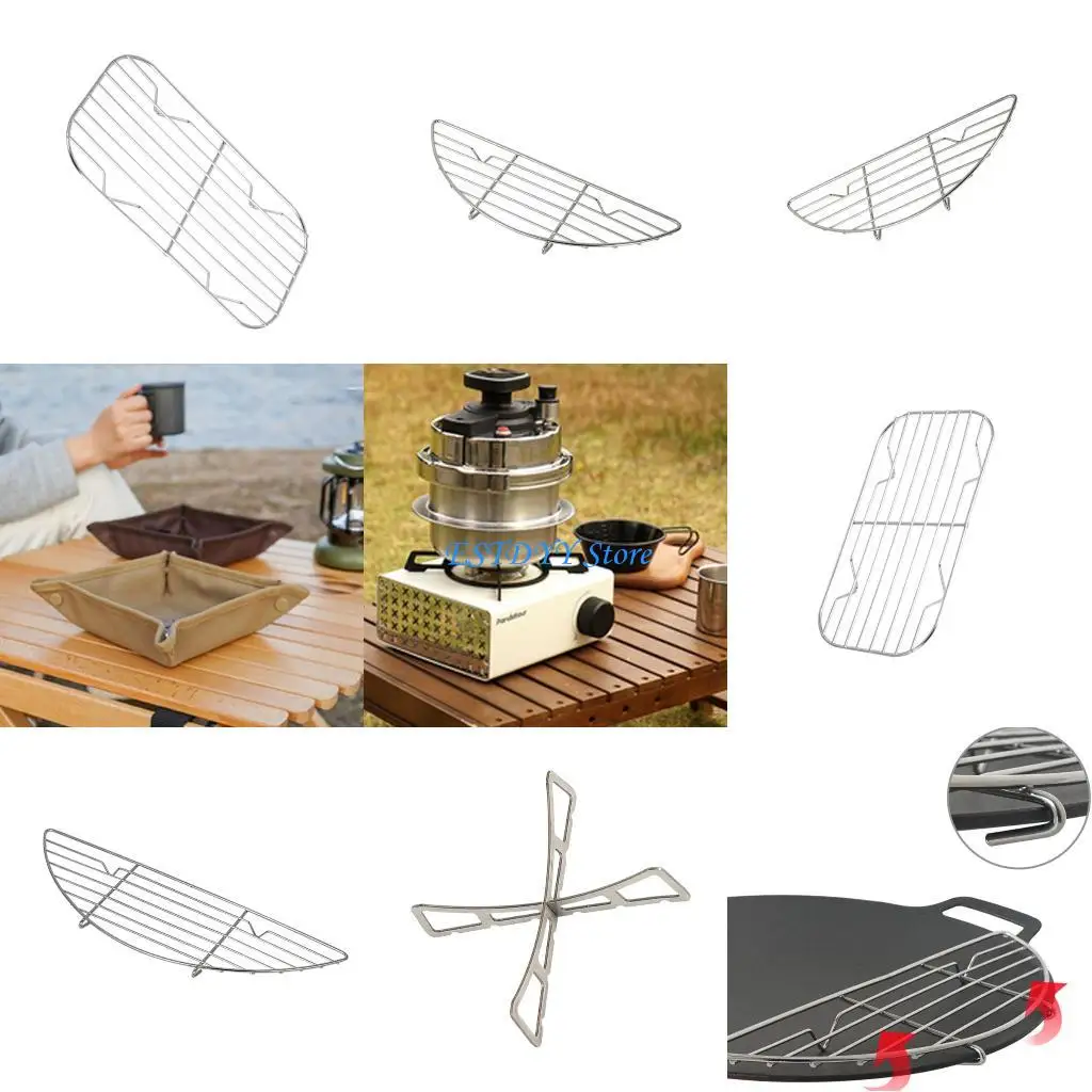 

G6DE Easy Cleaning Cooking Griddles for Camping Barbecue Multiple Cooking Functions