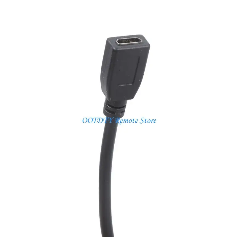 30cm Long USB 5Pin to Type C Splitter Cable with Switching Support 15W Charging