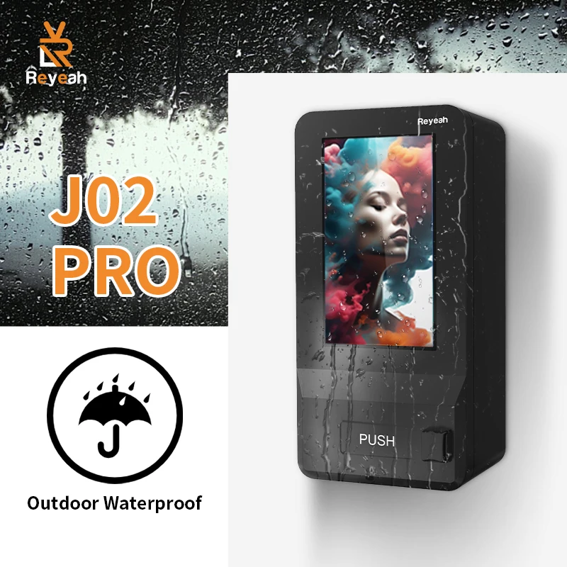 24 Hours Self Service IP65 Waterproof Vending Machine Wall Mounted Vending Machines Installed Outdoors