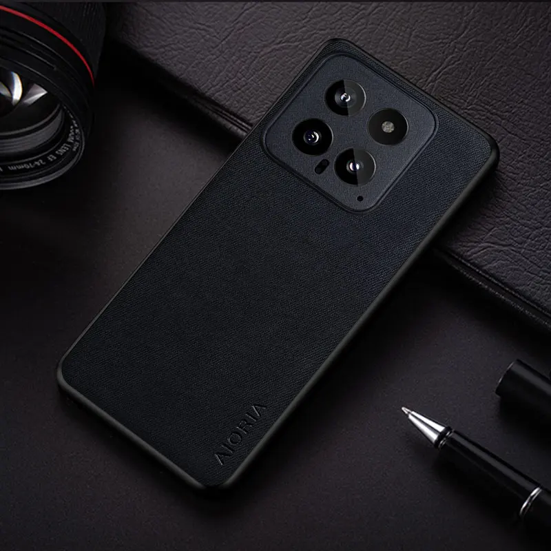 Case For Xiaomi 14 Ultra Pro funda lightweight durable textile leather cover for xiaomi 14 case coque