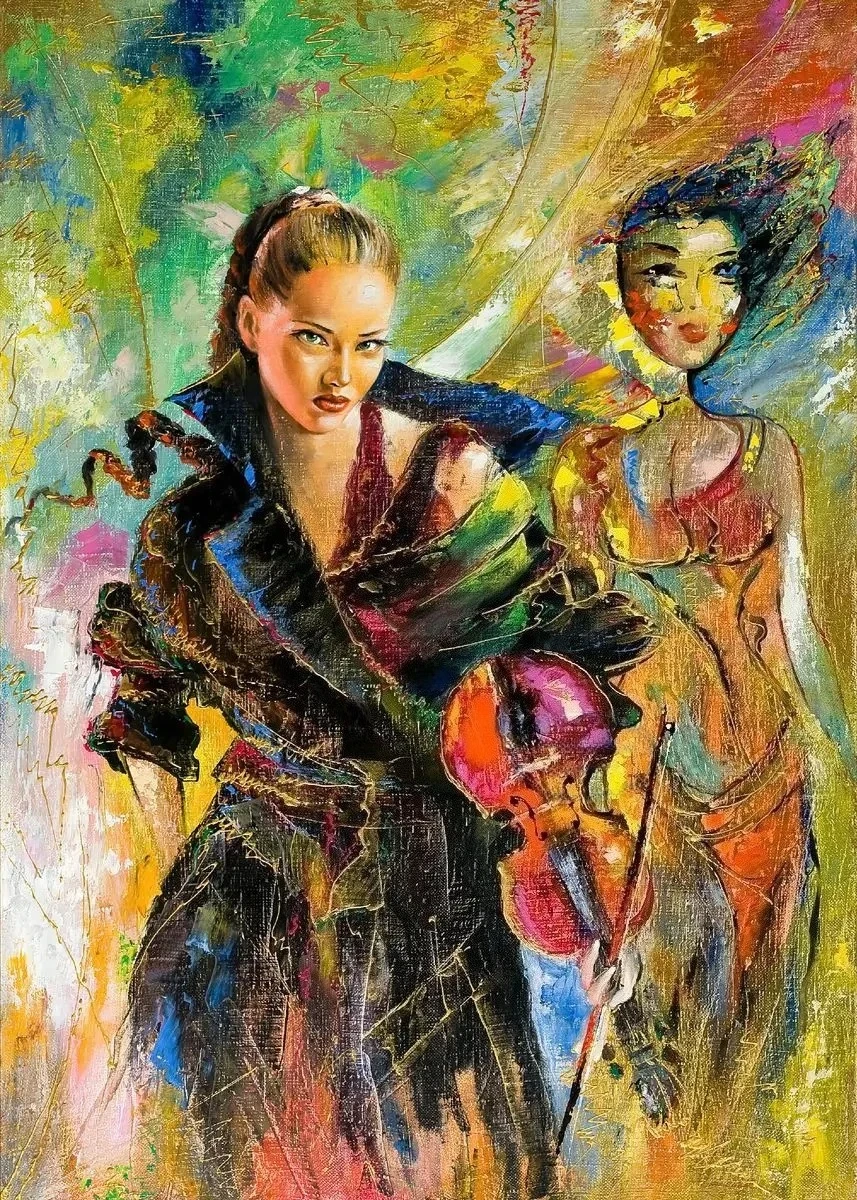 Peinture à l'huile par numéros, Kits de violoncelle, guitare, piano, art rétro, dessin sur toile, im