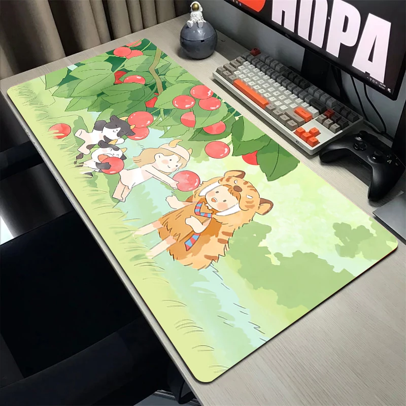 

Pc Gamer Mouse Pad Gaming Mousepad XXXL Large Speed Rubber Desk Mat Keyboard Pads Kawaii Cute Animal Mousepads XXL Office Carpet