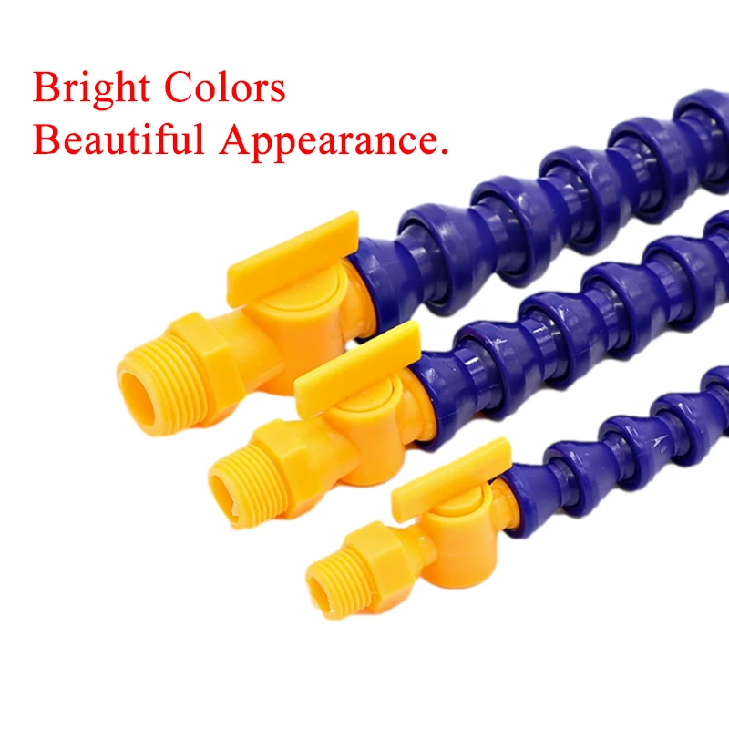 Pneumatic Tube G 3/4 G Male Thread Plastic Flexible Water Oil Coolant Pipe Hose for lathe CNC machine